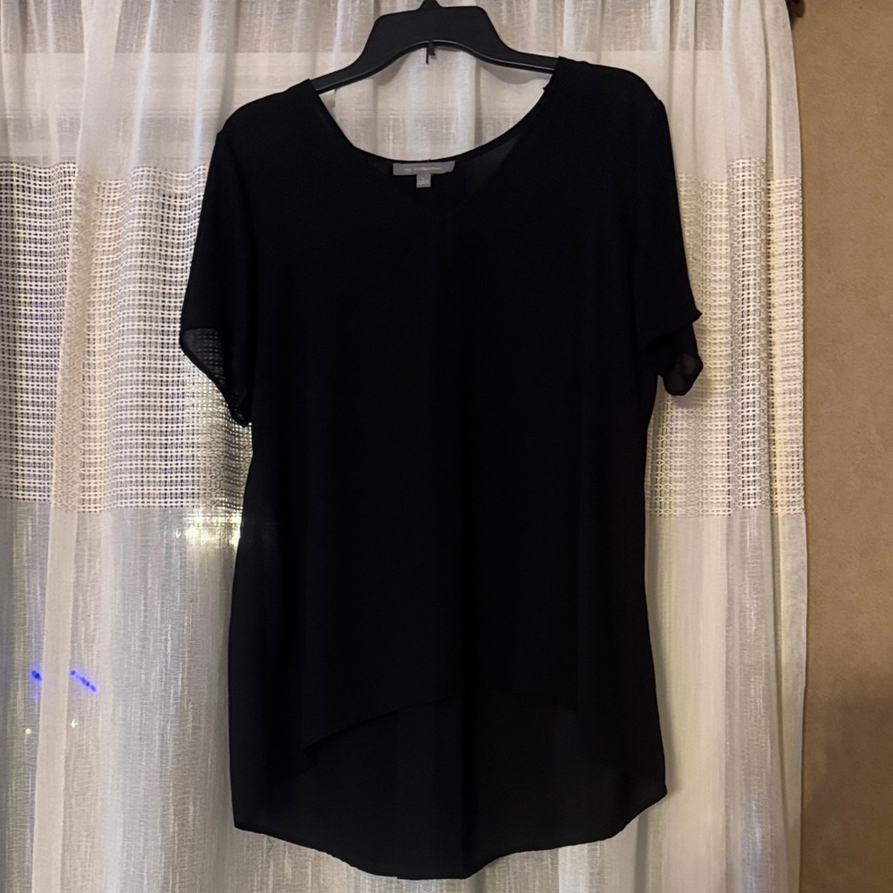 NY Collection Black Women's Blouse